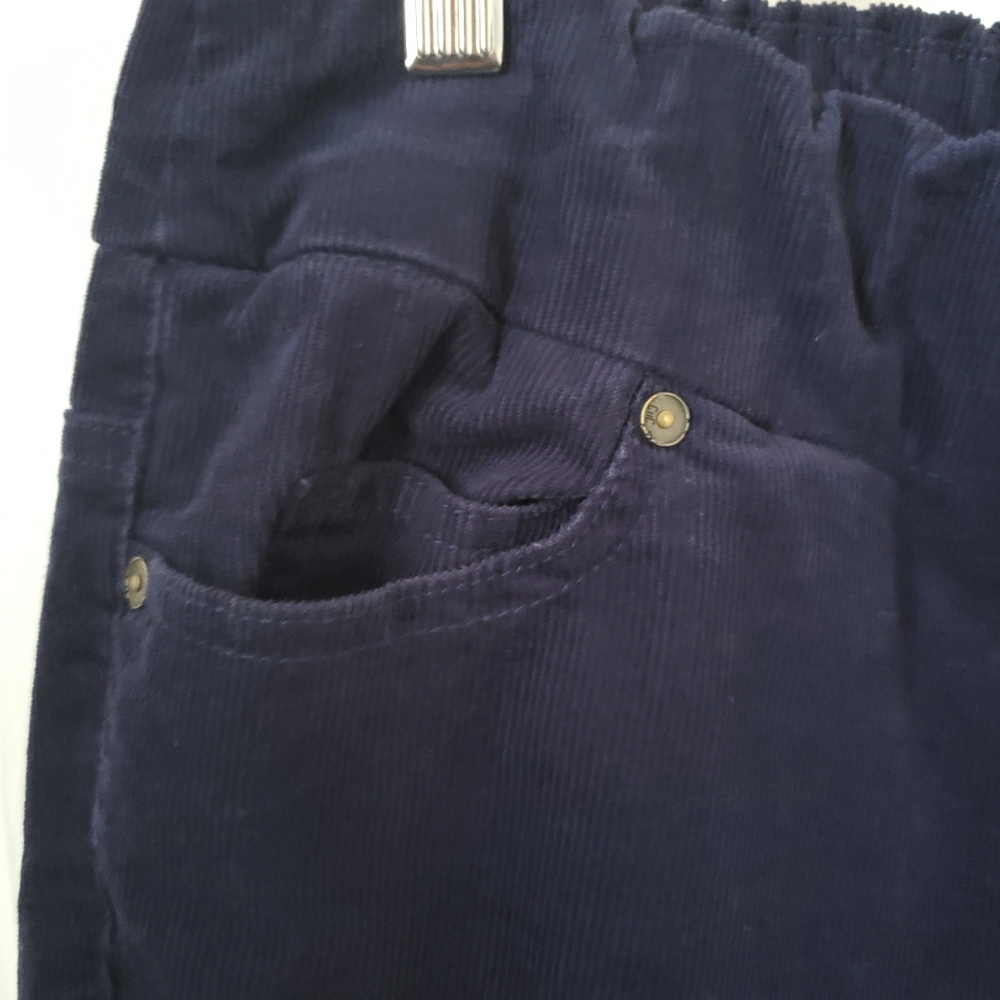 Coldwater Creek Navy Blue Corduroy Pants Womens 16P - Picture 3 of 7